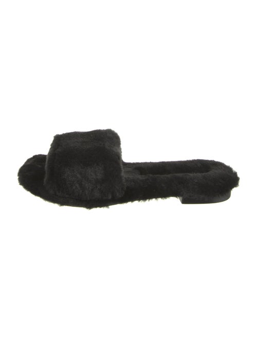 Avec Modération Faux Fur Slides