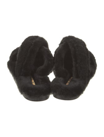 Avec Modération Leather Slides