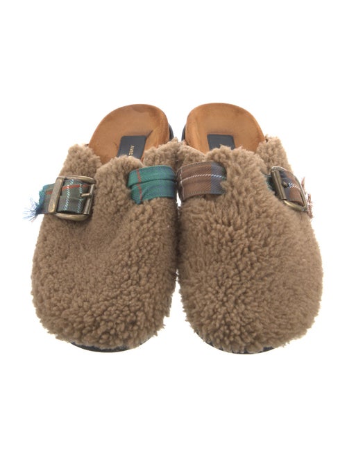 Avec Modération Shearling Mules