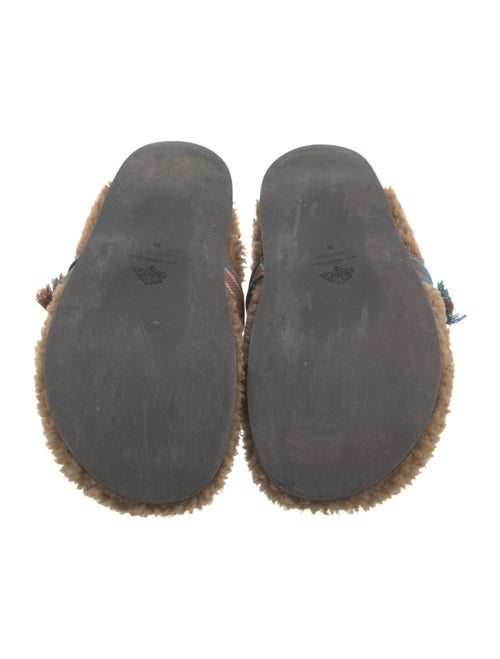 Avec Modération Shearling Mules
