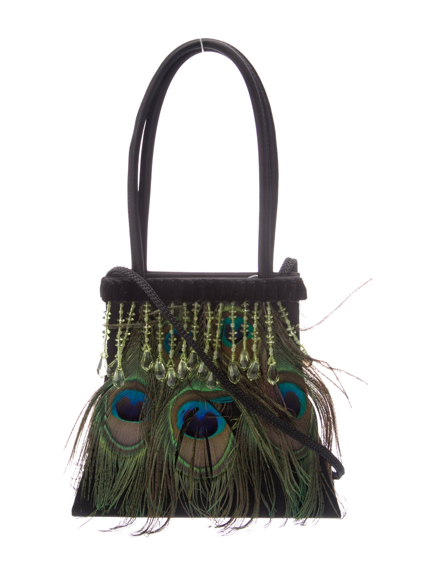 Moo Roo Satin Top Handle Bag