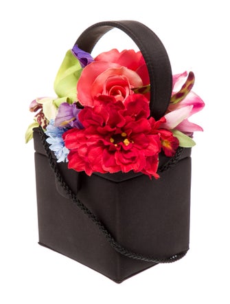 Moo Roo Satin Top Handle Bag