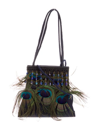 Moo Roo Satin Top Handle Bag