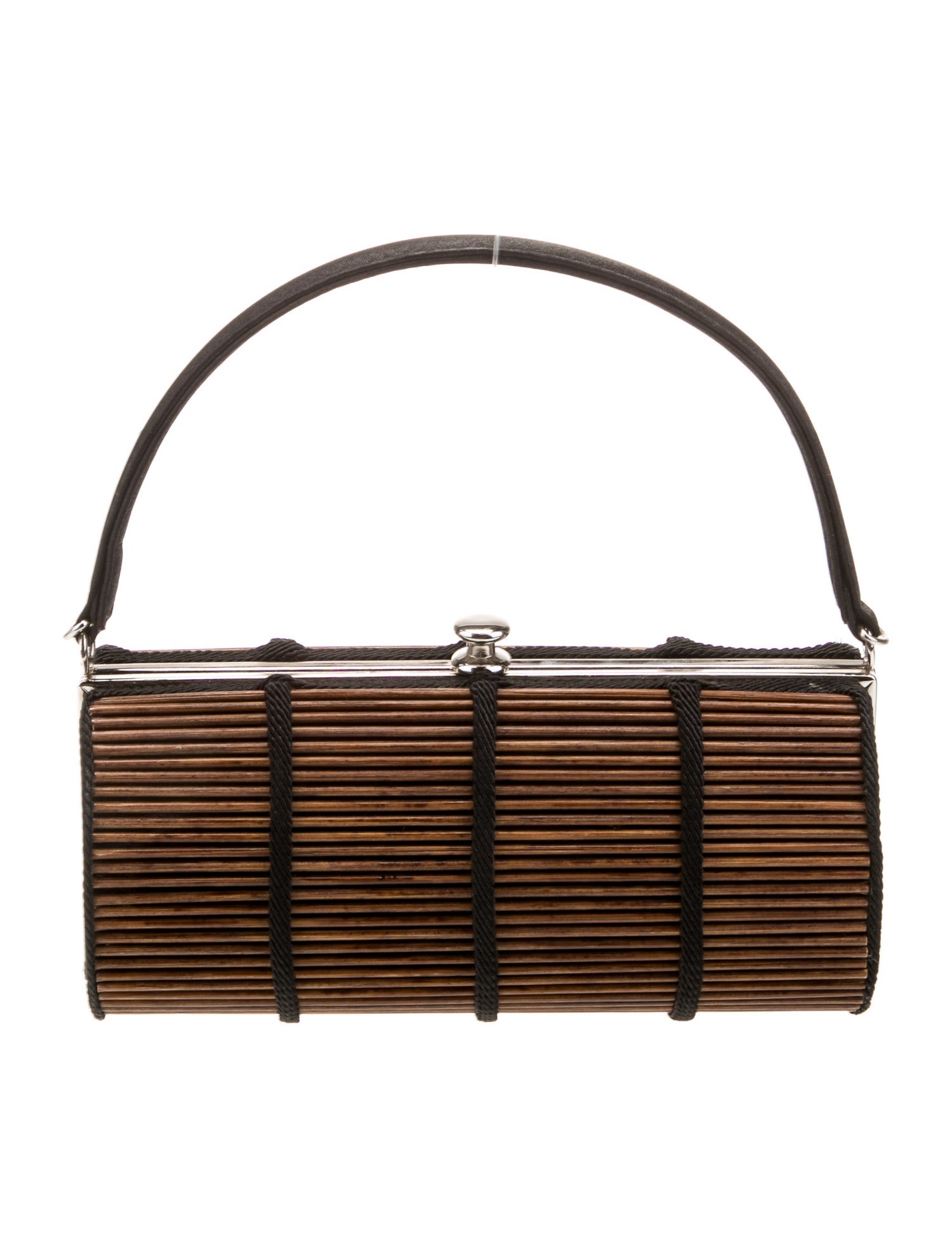 Moo Roo Satin Top Handle Bag