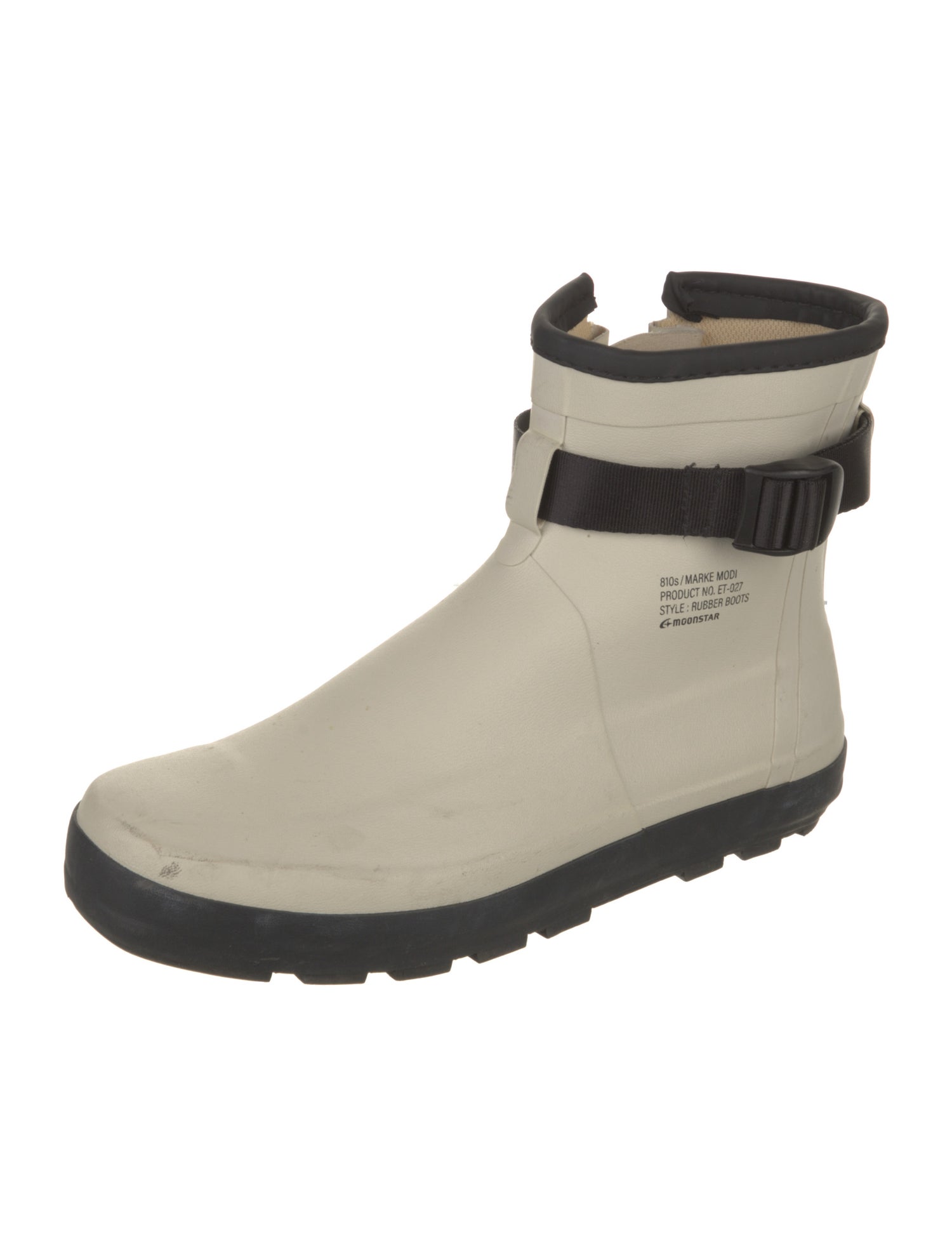 Moonstar Rubber Colorblock Pattern Rain Boots