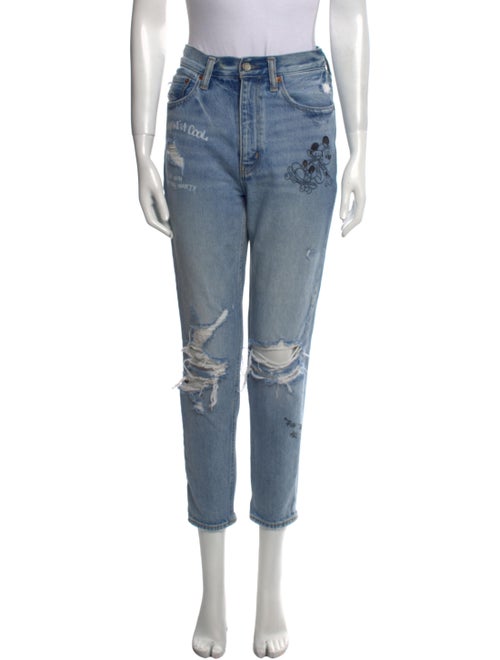 Moussy Mid-Rise Straight Leg Jeans