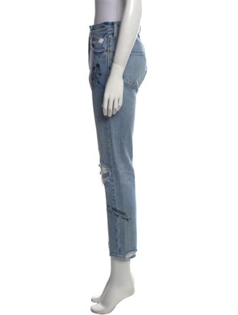 Moussy Mid-Rise Straight Leg Jeans