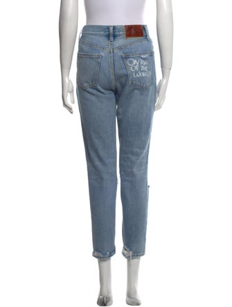 Moussy Mid-Rise Straight Leg Jeans