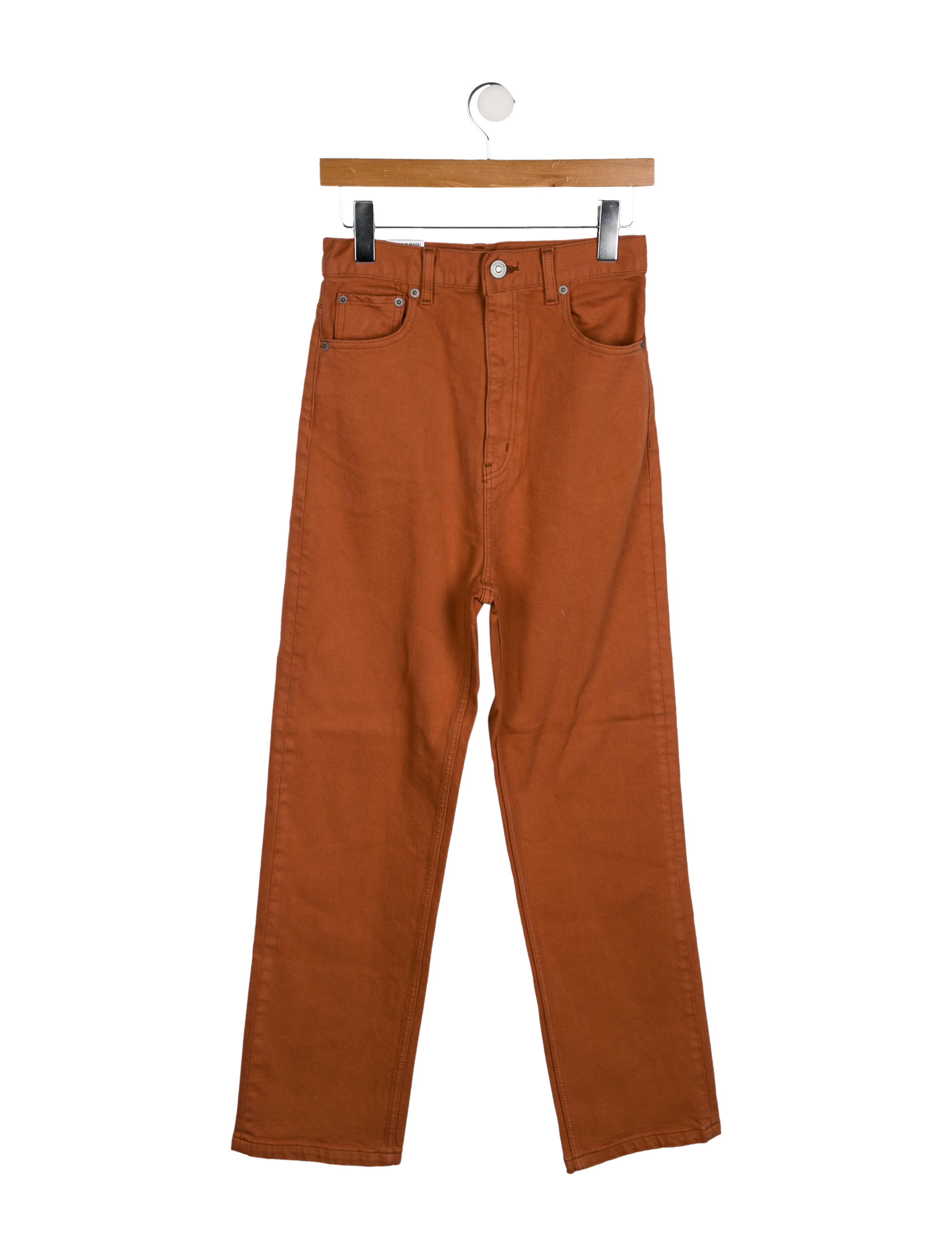 Moussy High-Rise Straight Leg Jeans