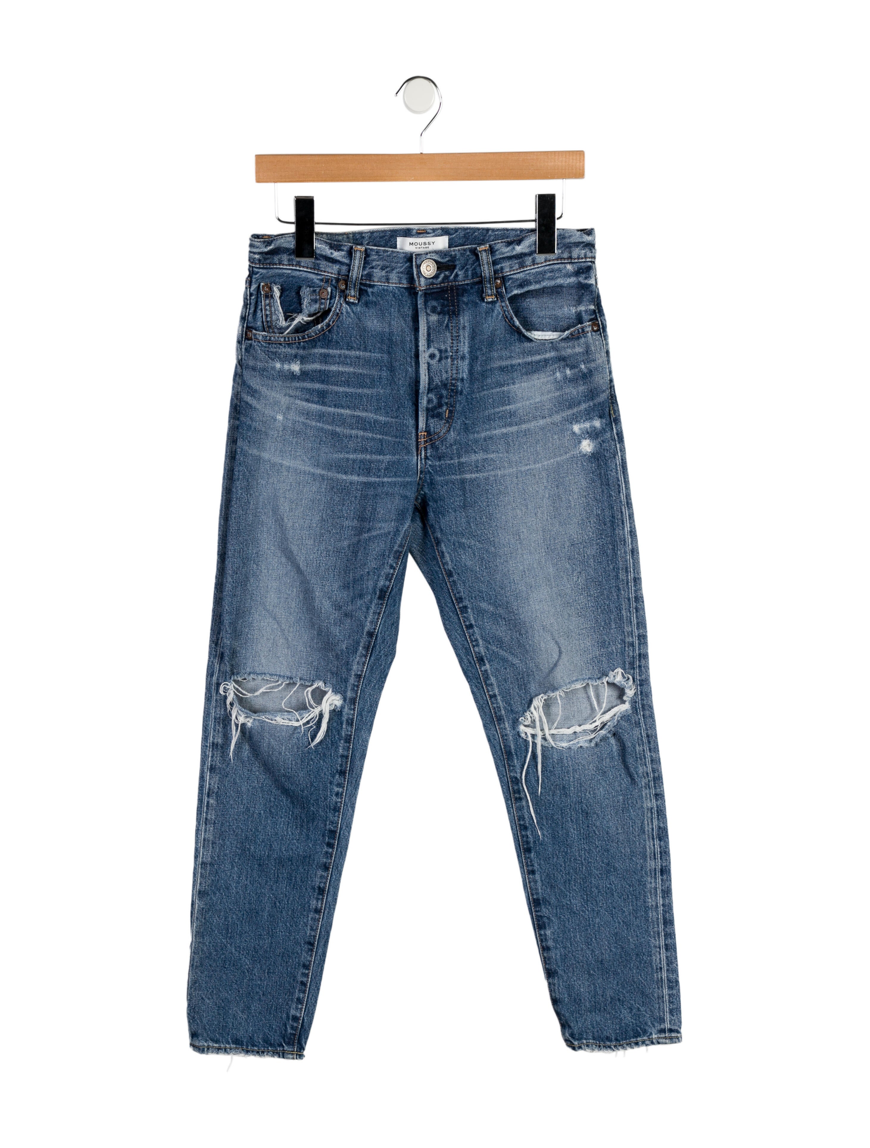 Moussy Mid-Rise Skinny Leg Jeans