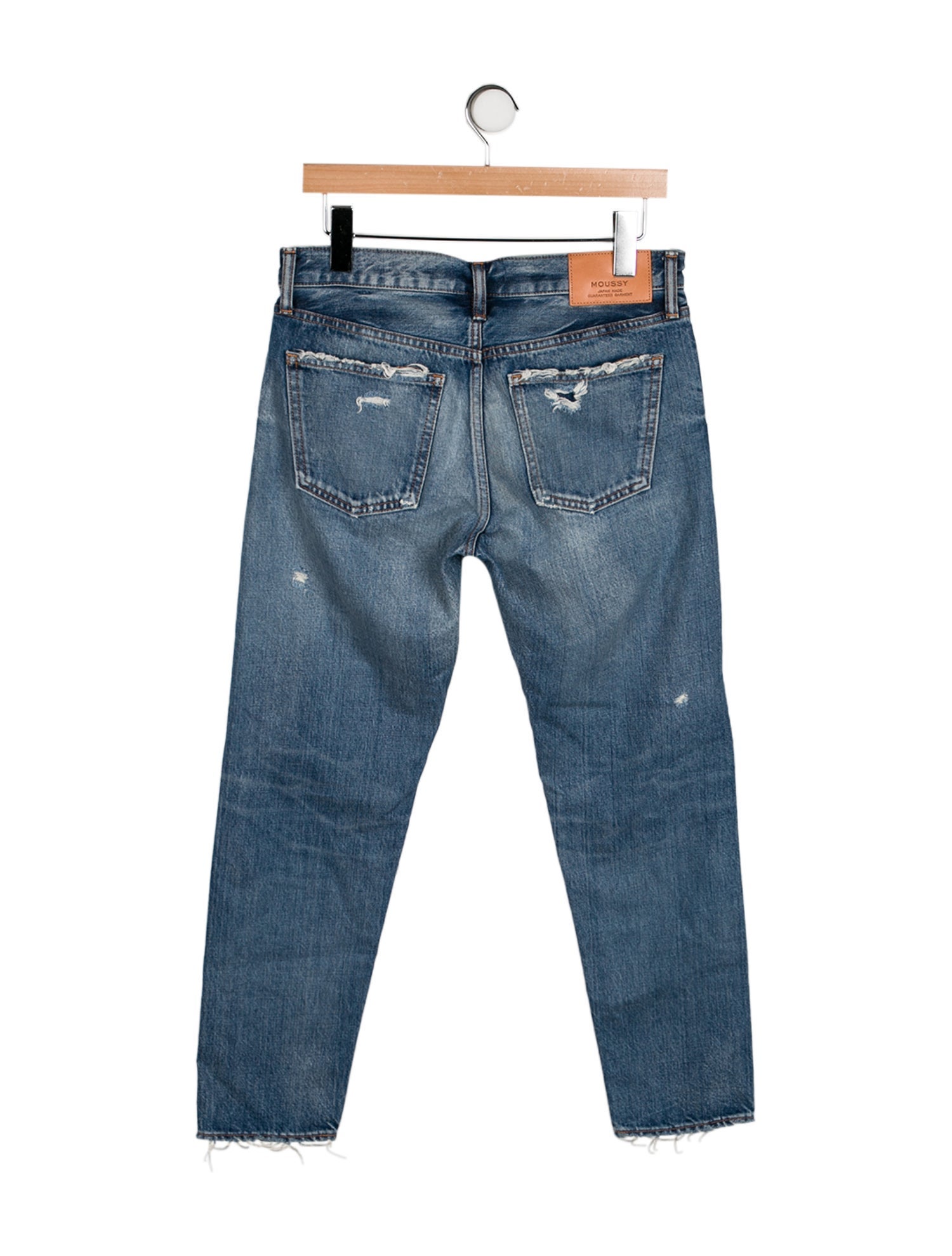 Moussy Mid-Rise Straight Leg Jeans