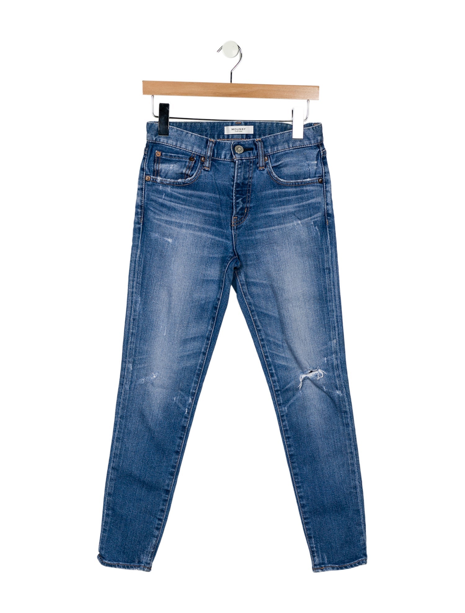 Moussy High-Rise Skinny Leg Jeans
