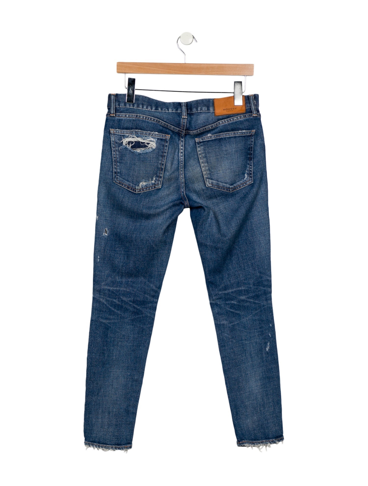 Moussy Mid-Rise Skinny Leg Jeans