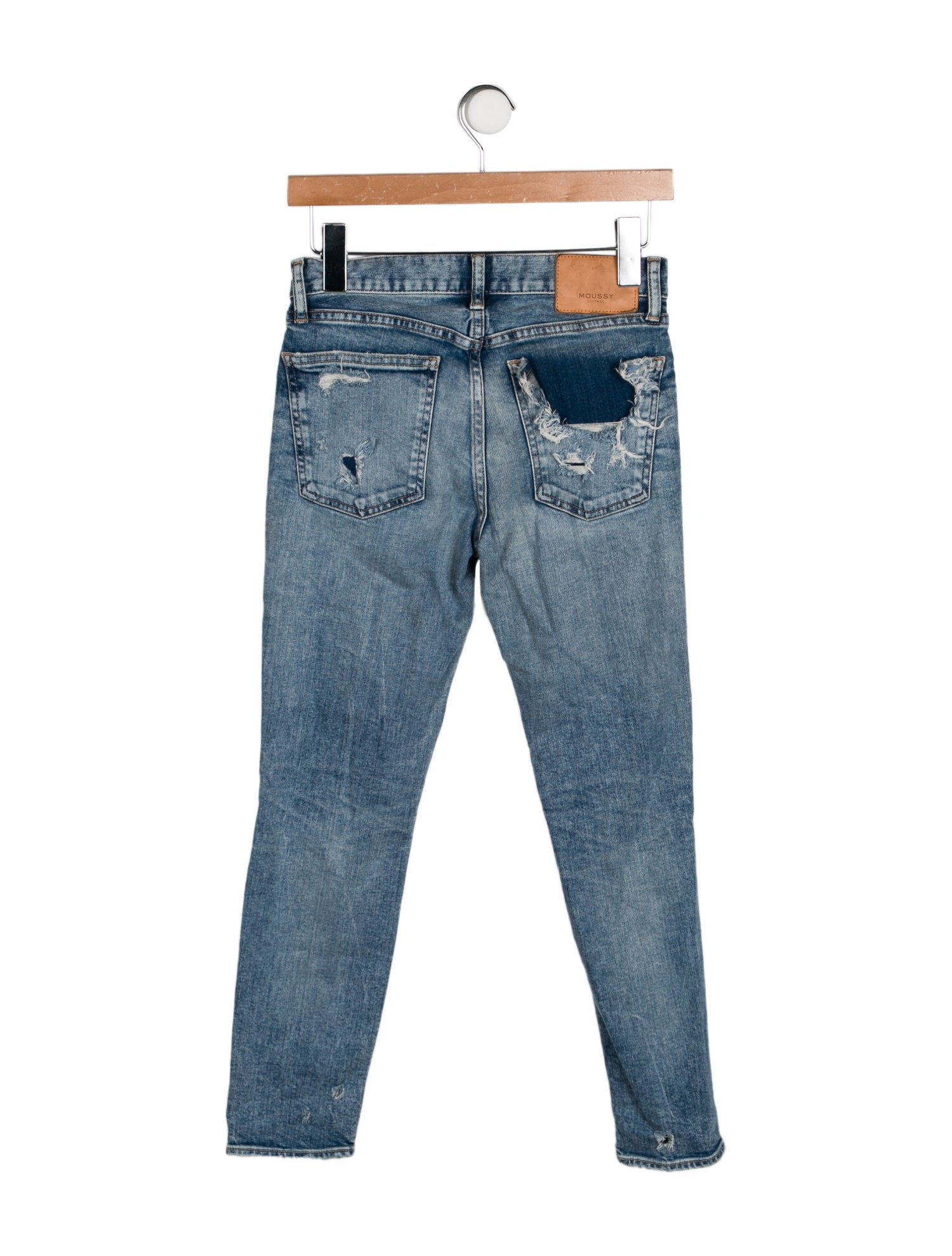 Moussy Mid-Rise Skinny Leg Jeans