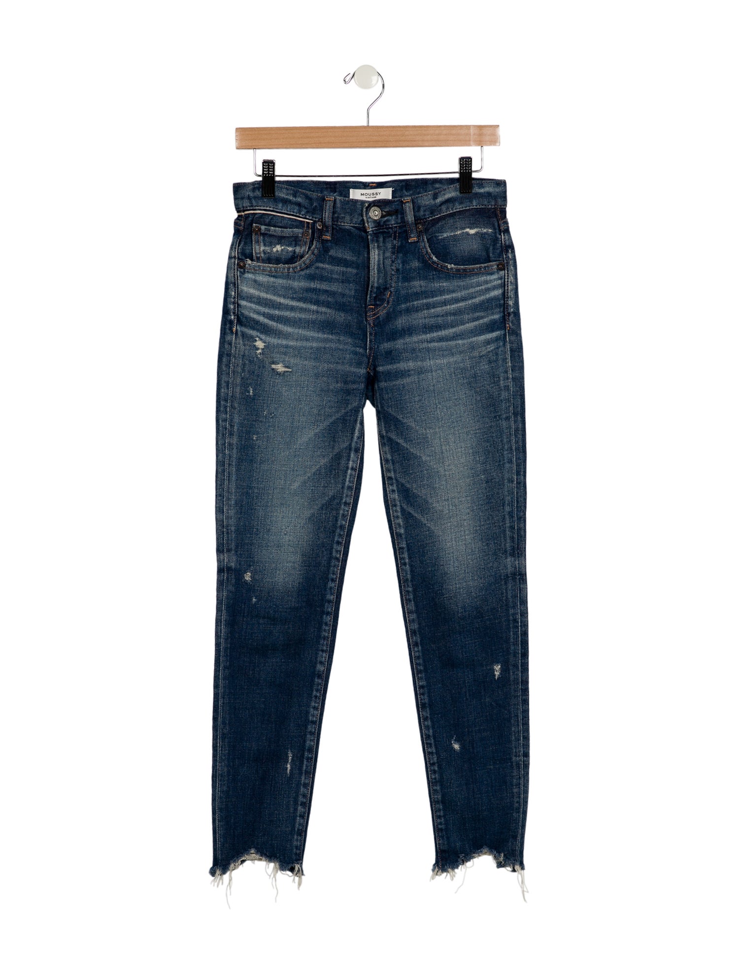 Moussy Mid-Rise Skinny Leg Jeans
