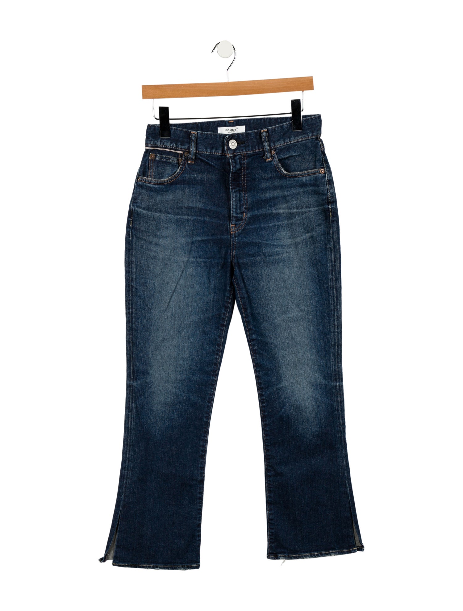 Moussy High-Rise Wide Leg Jeans