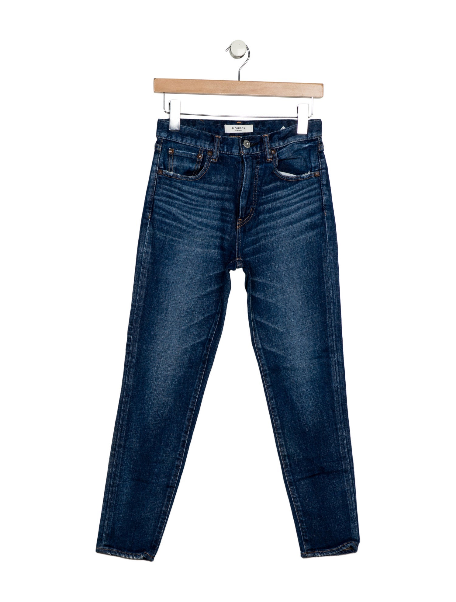 Moussy Mid-Rise Skinny Leg Jeans