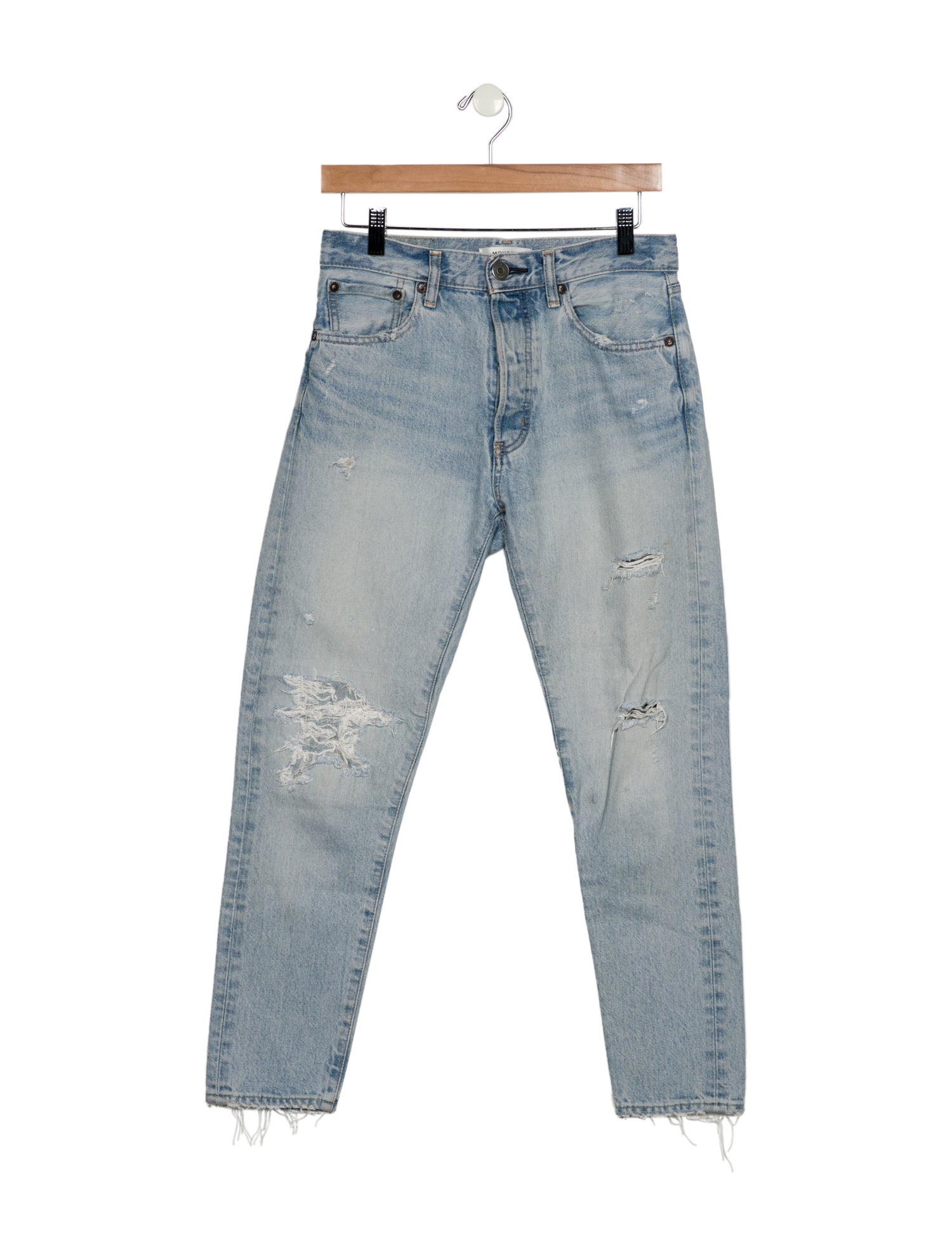 Moussy Mid-Rise Straight Leg Jeans