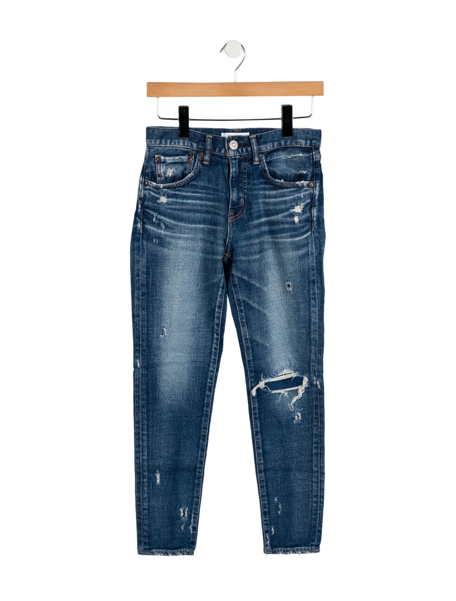 Moussy Mid-Rise Skinny Leg Jeans