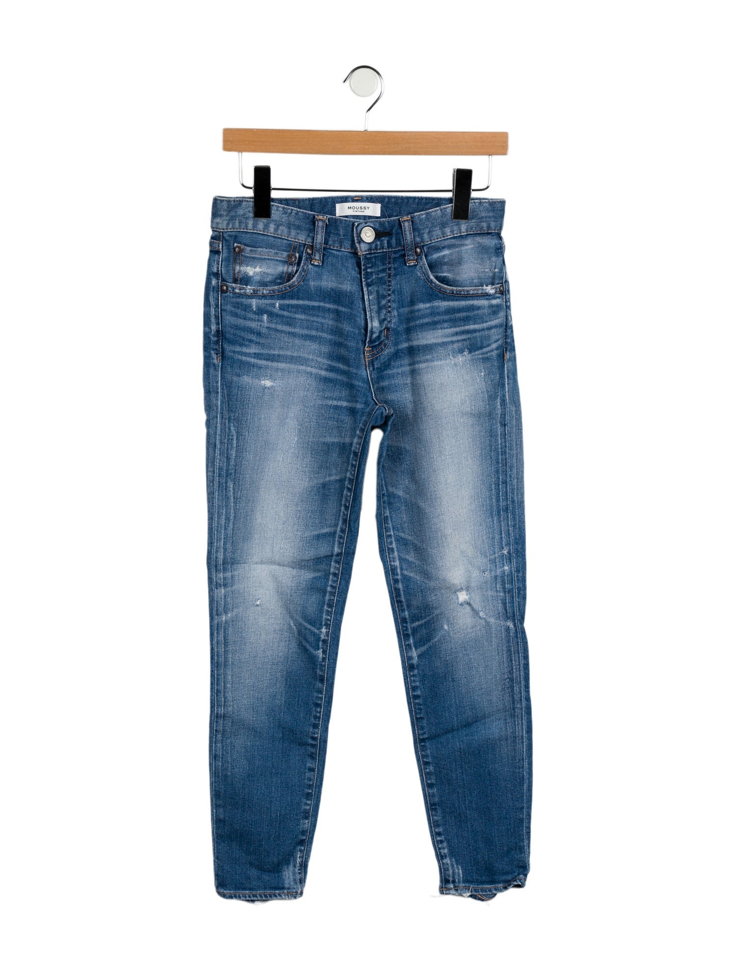 Moussy Mid-Rise Skinny Leg Jeans
