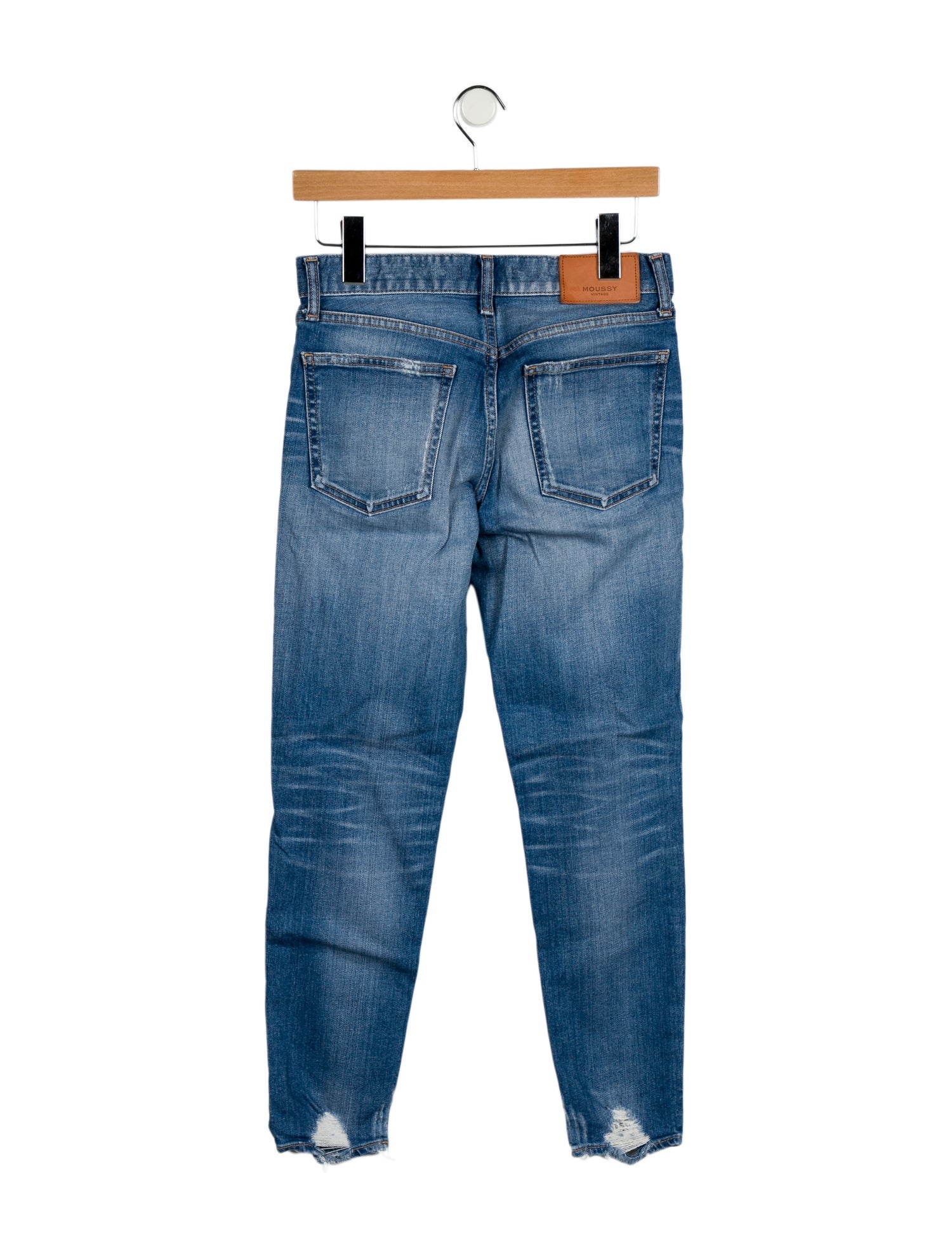 Moussy Mid-Rise Skinny Leg Jeans