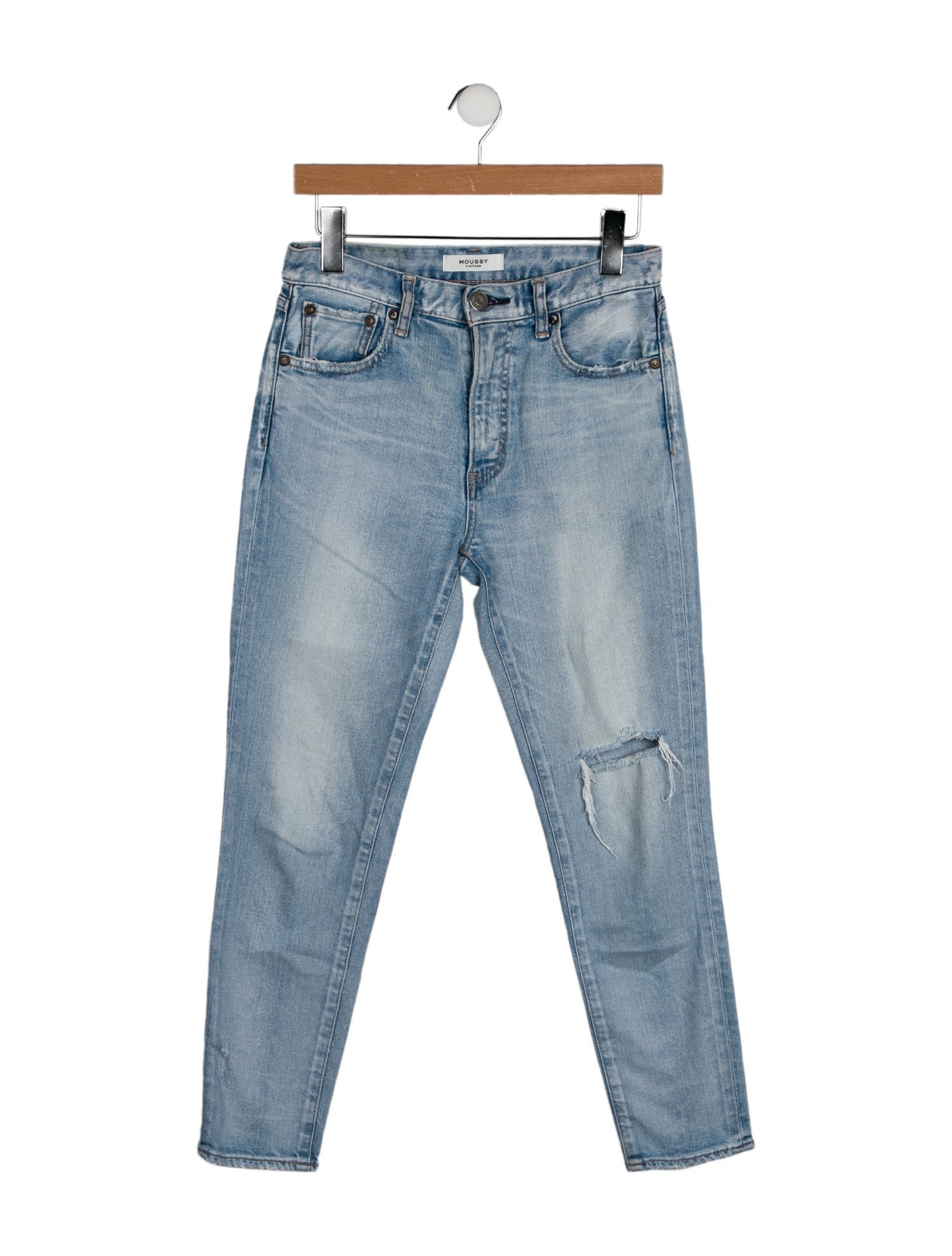 Moussy Mid-Rise Skinny Leg Jeans