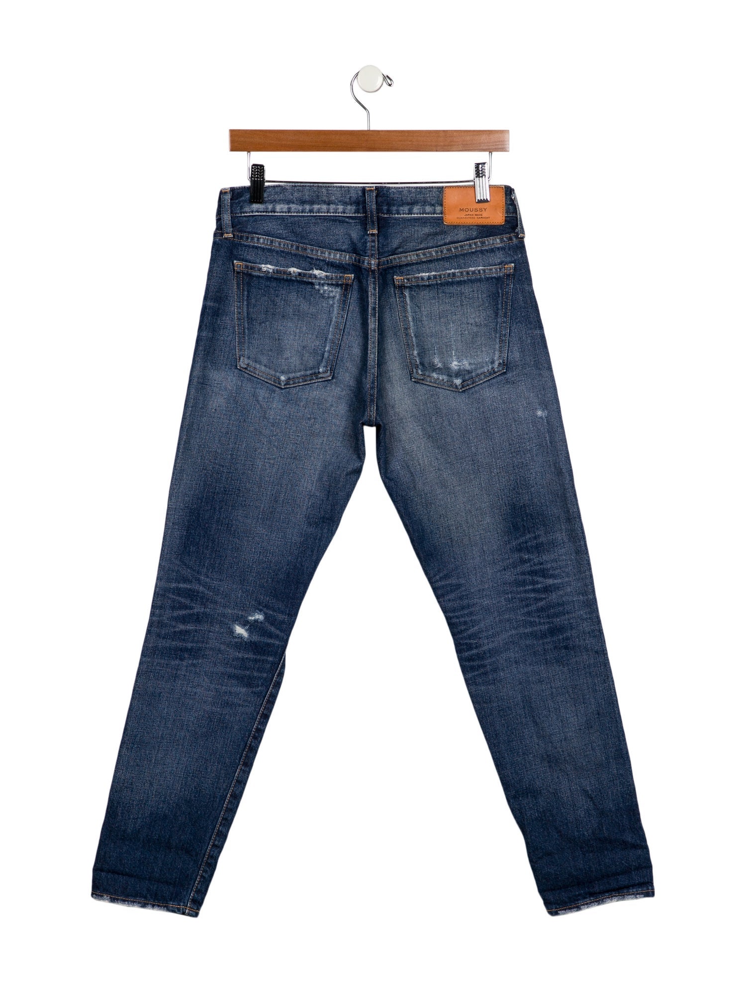 Moussy Mid-Rise Straight Leg Jeans