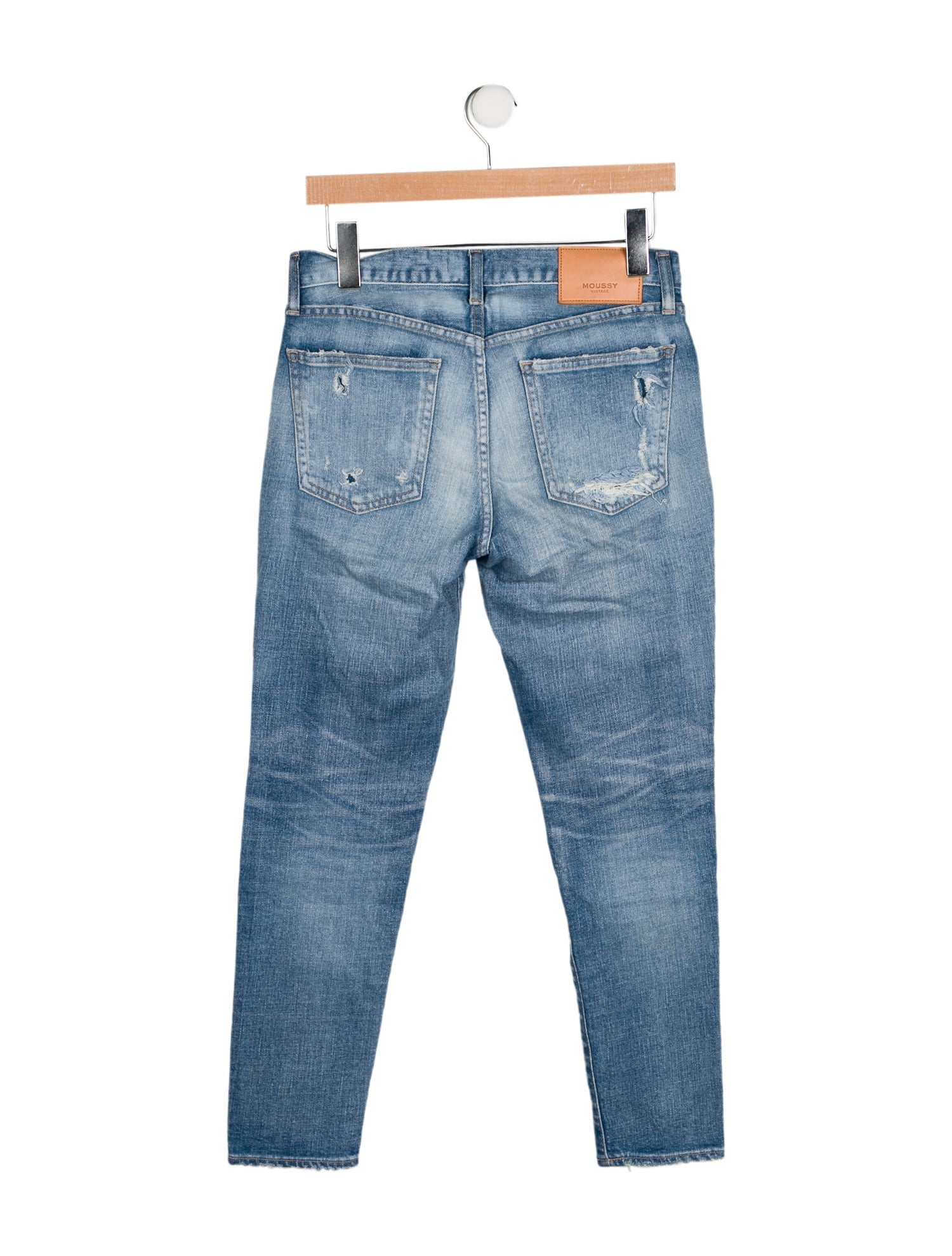 Moussy Mid-Rise Straight Leg Jeans