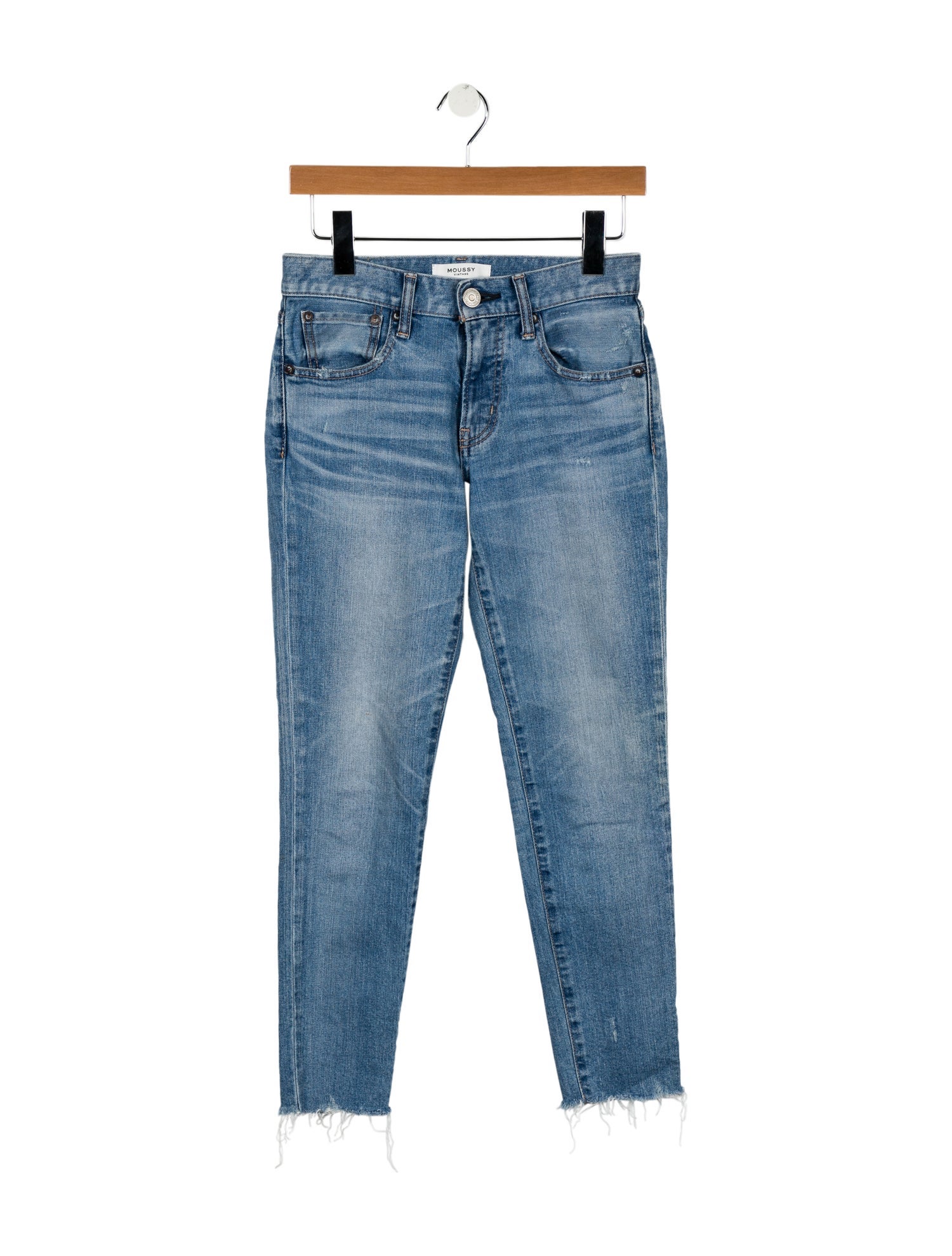 Moussy Mid-Rise Skinny Leg Jeans