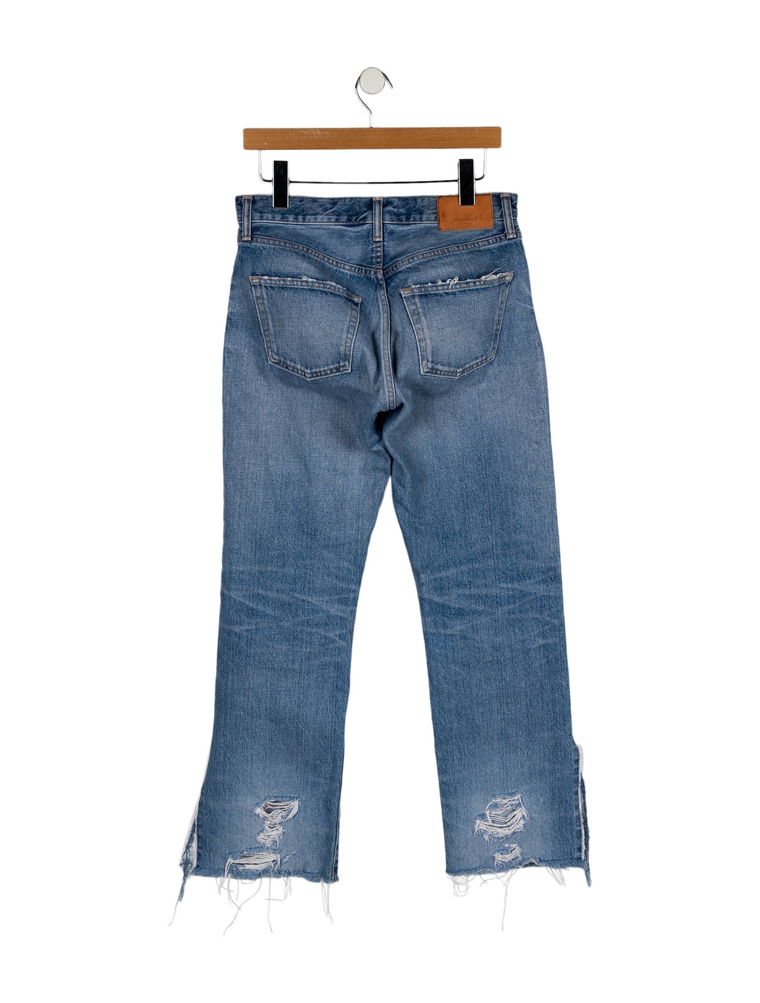 Moussy Mid-Rise Straight Leg Jeans