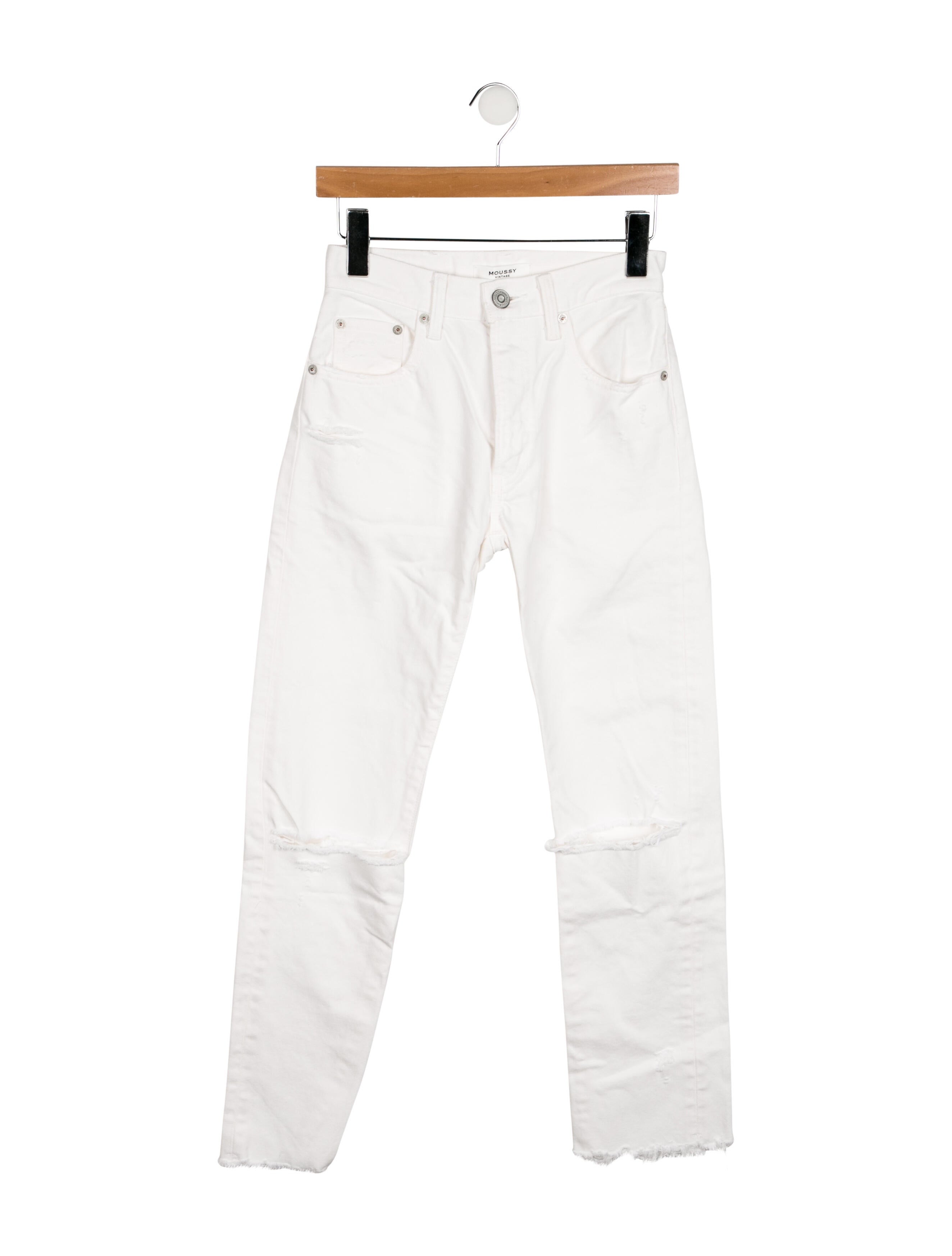 Moussy Mid-Rise Straight Leg Jeans