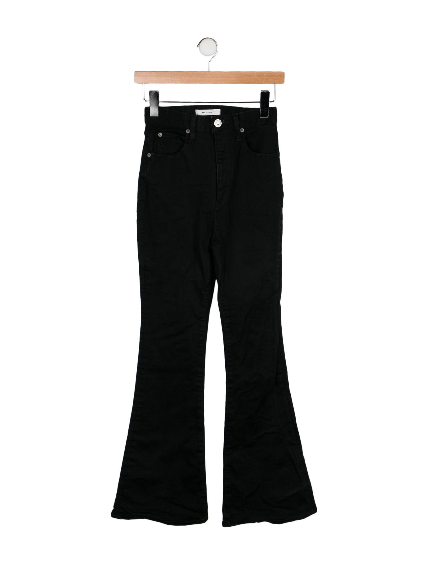 Moussy High-Rise Wide Leg Jeans