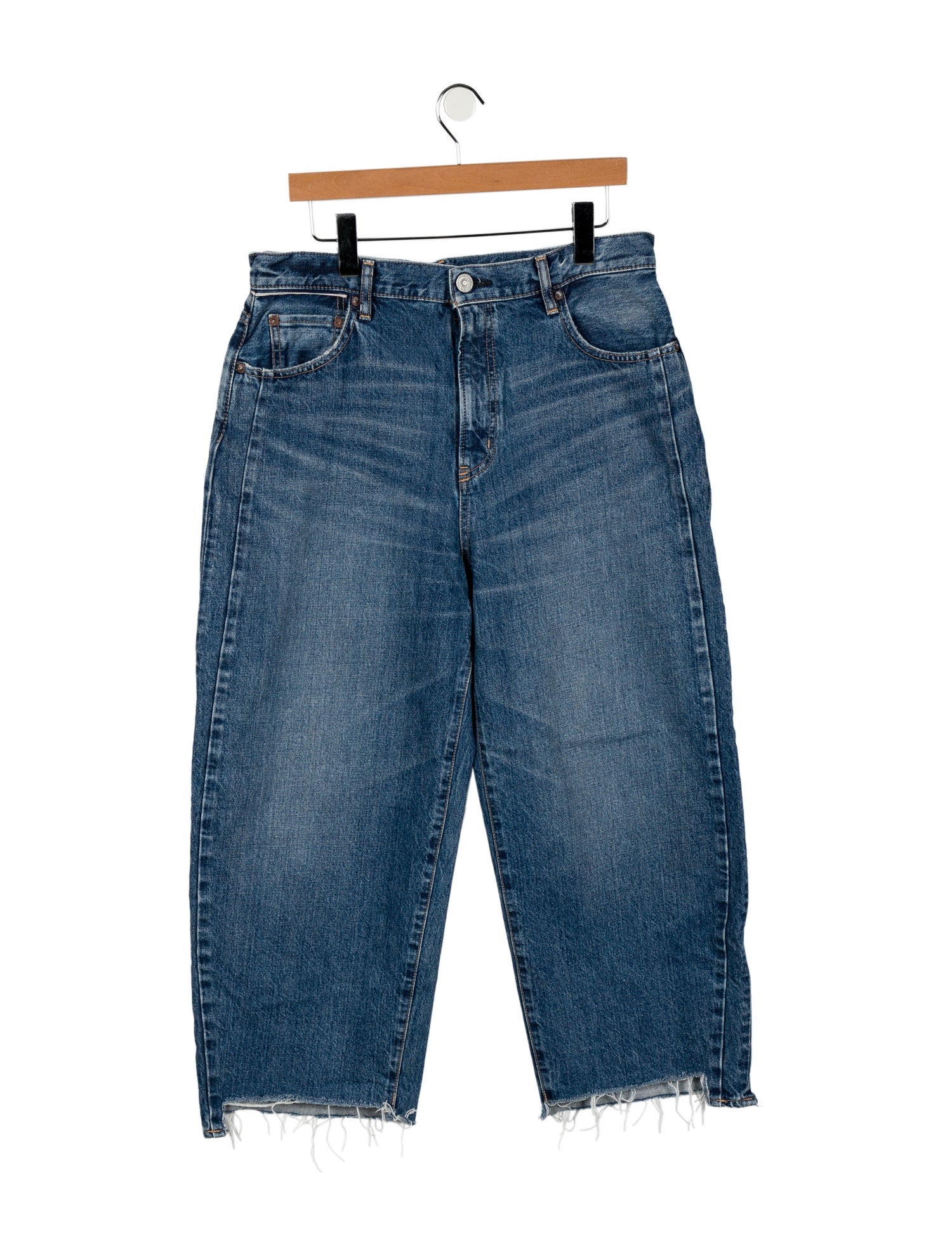 Moussy High-Rise Wide Leg Jeans