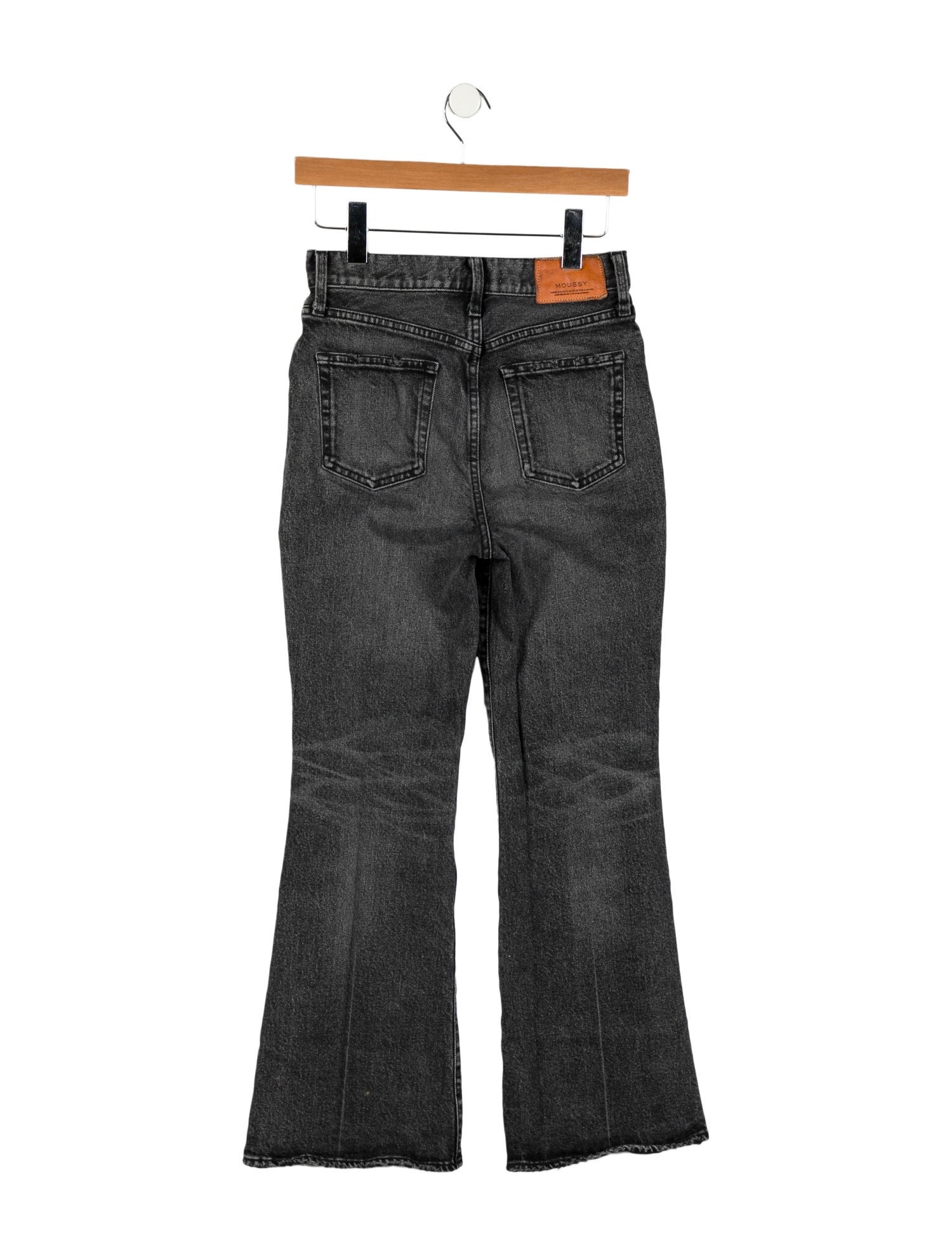 Moussy High-Rise Wide Leg Jeans