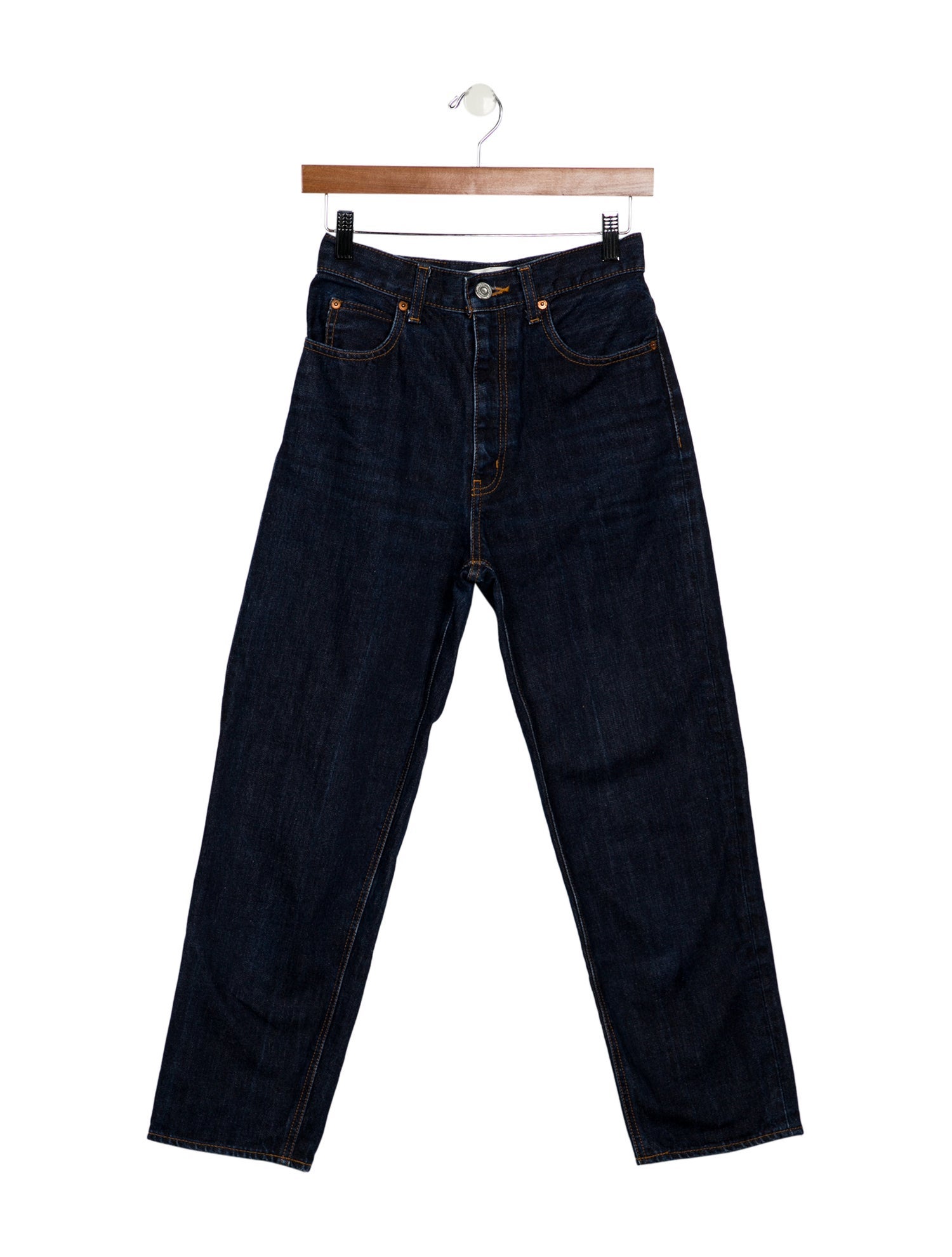 Moussy High-Rise Straight Leg Jeans