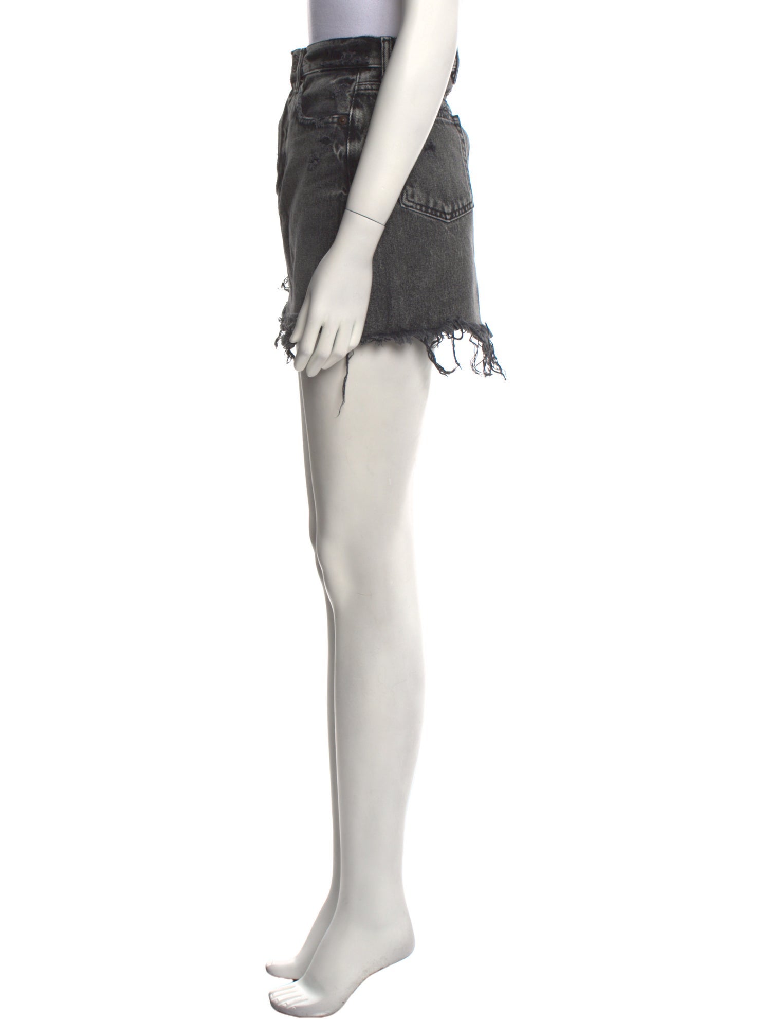 Moussy Distressed Accents Mini Skirt