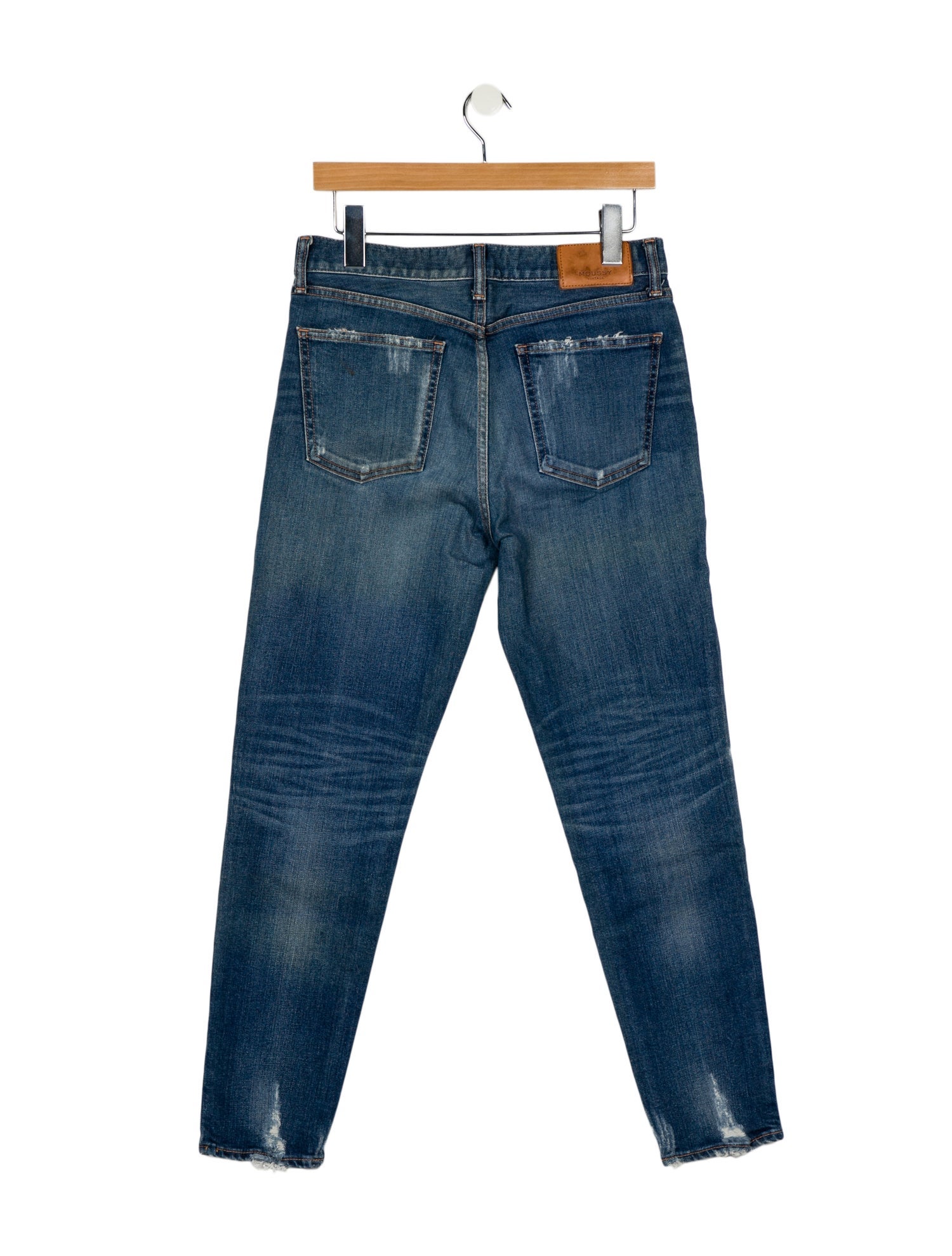 Moussy Mid-Rise Skinny Leg Jeans