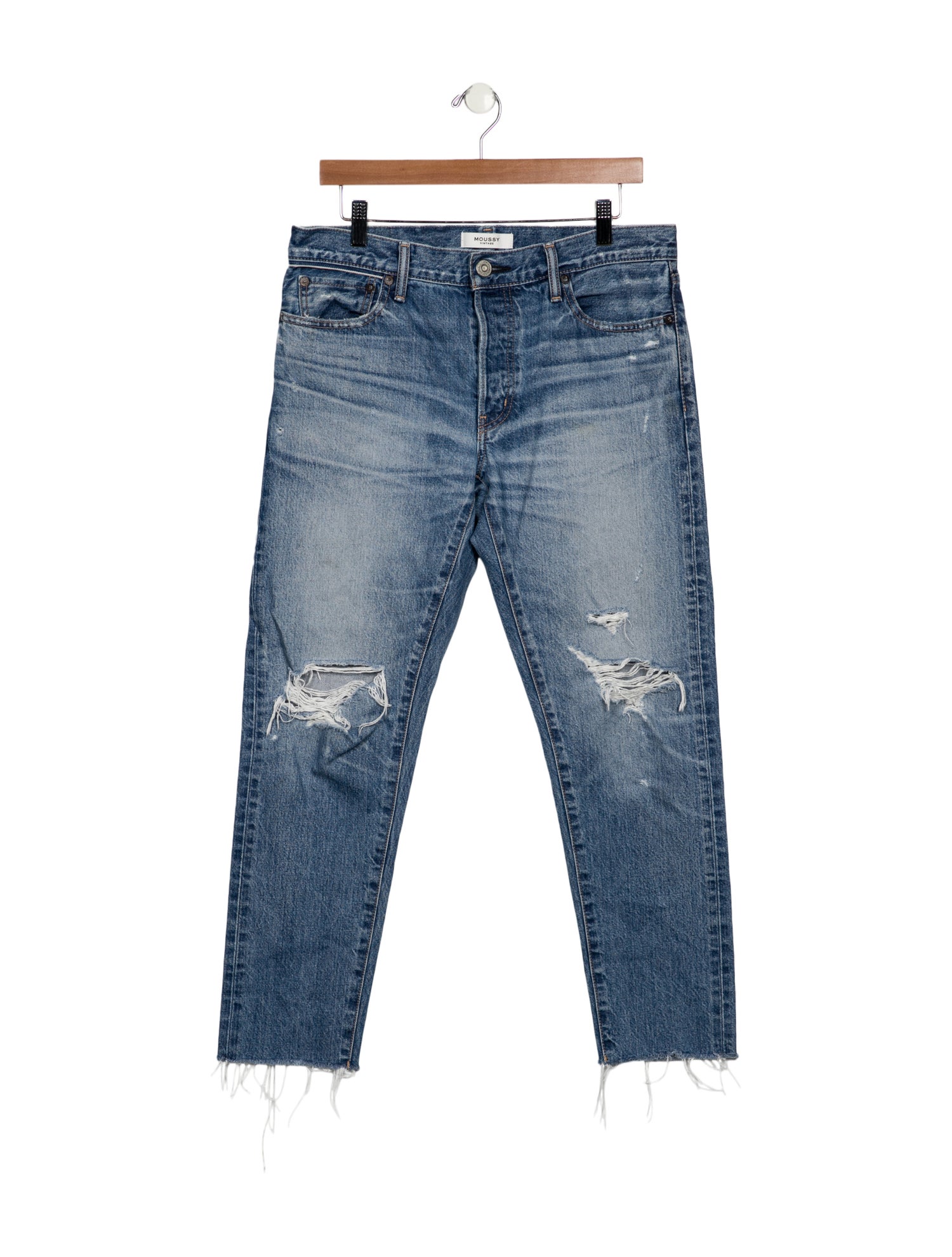 Moussy Mid-Rise Skinny Leg Jeans