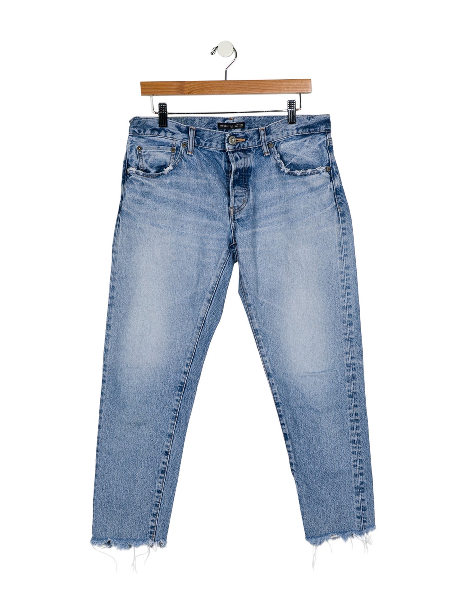 Moussy Mid-Rise Straight Leg Jeans