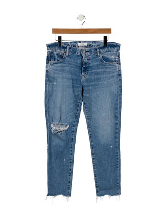 Moussy Mid-Rise Straight Leg Jeans