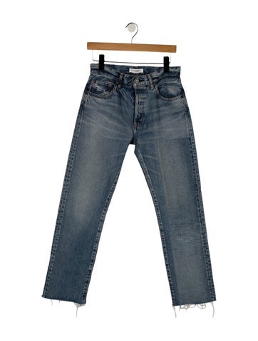 Moussy Jeans Mid-Rise Straight Leg S