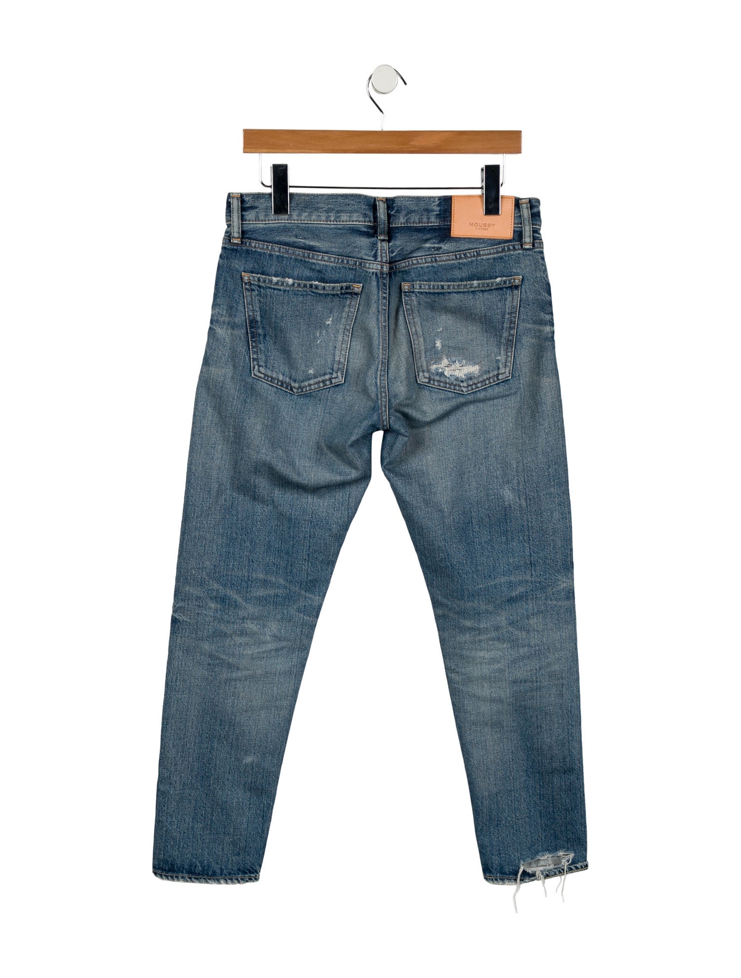 Moussy Mid-Rise Straight Leg Jeans