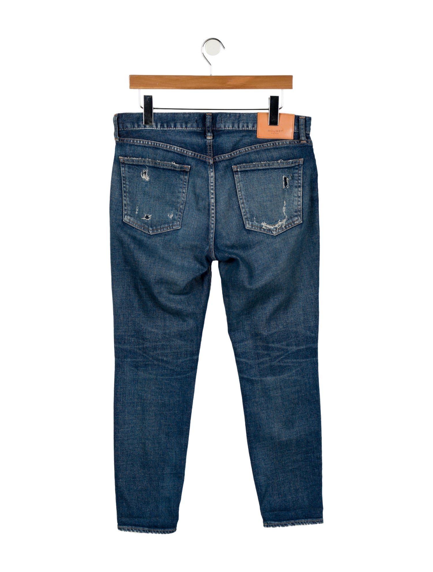 Moussy Mid-Rise Straight Leg Jeans