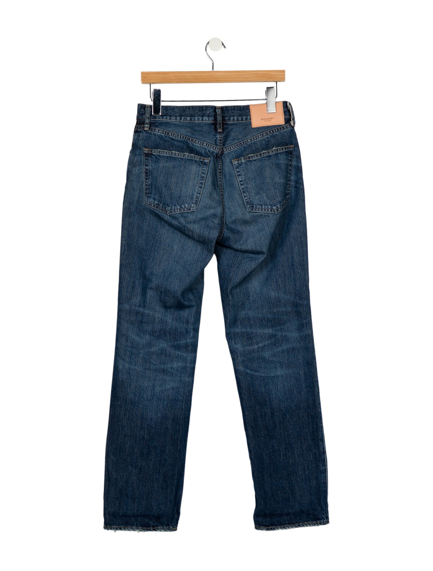 Moussy Mid-Rise Straight Leg Jeans