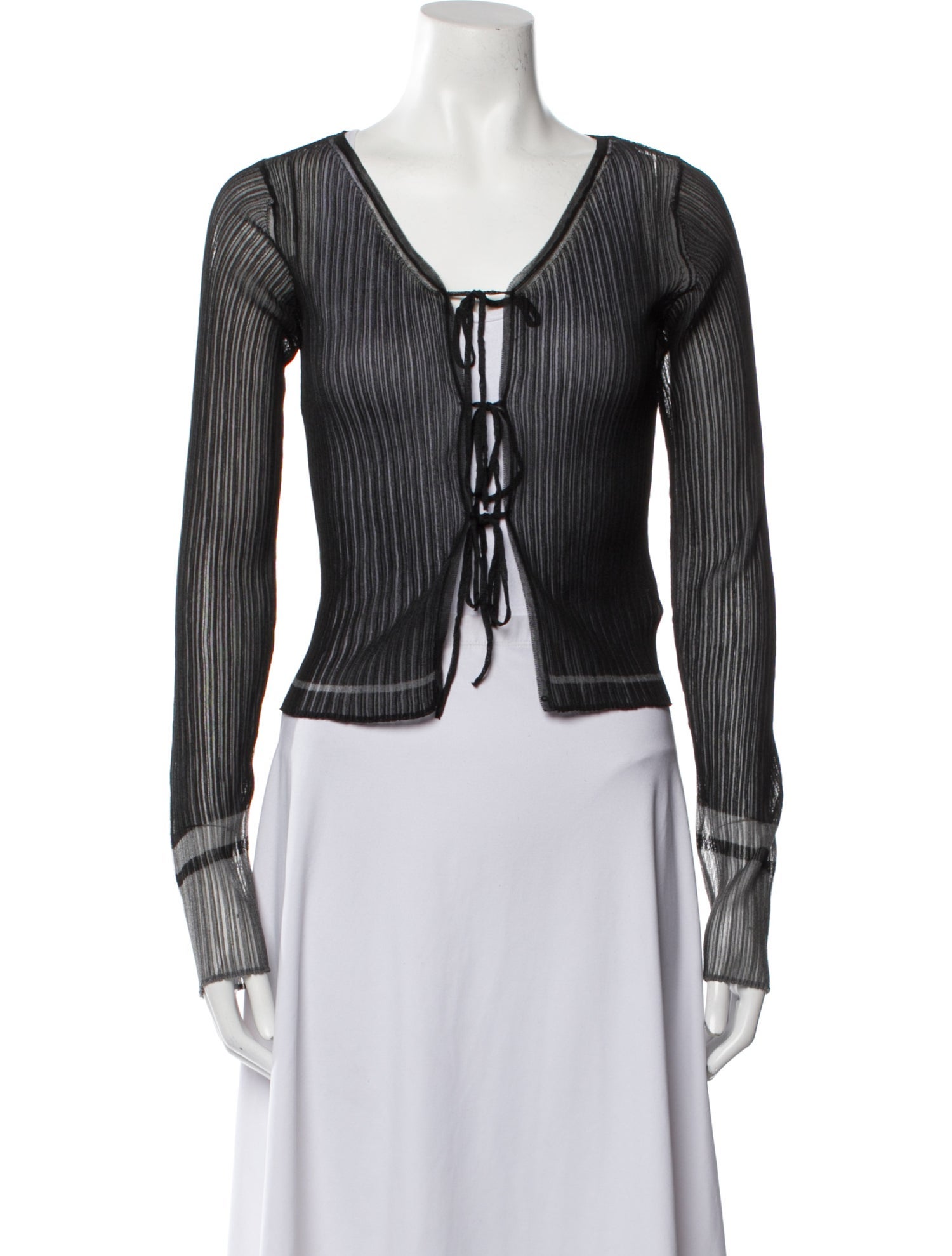 Moussy Nylon Striped Sweater w/ Tags