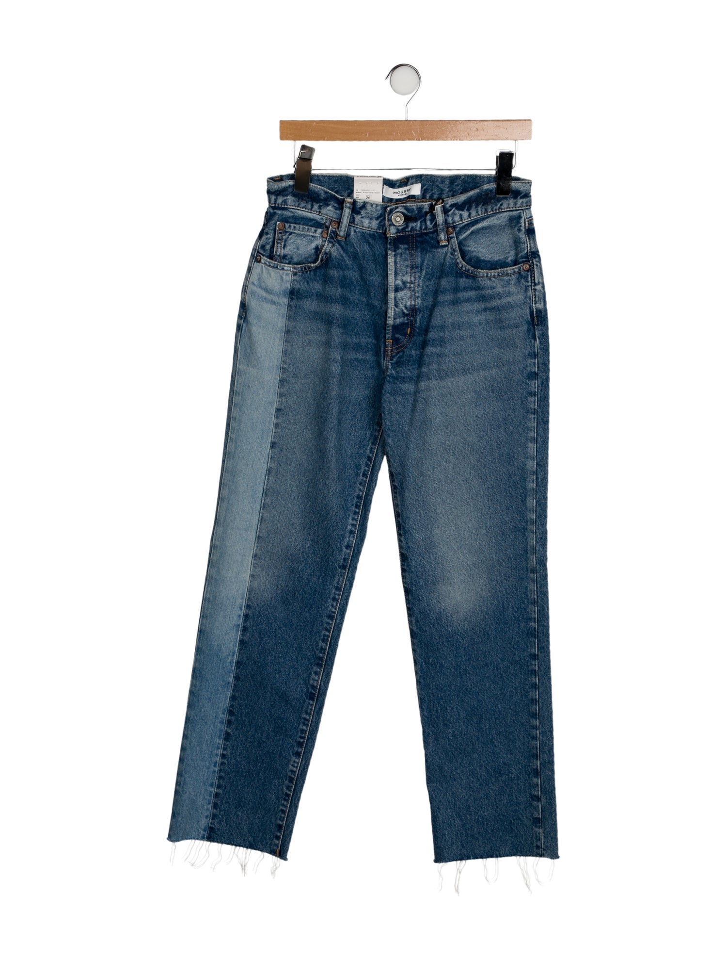 Moussy High-Rise Straight Leg Jeans w/ Tags