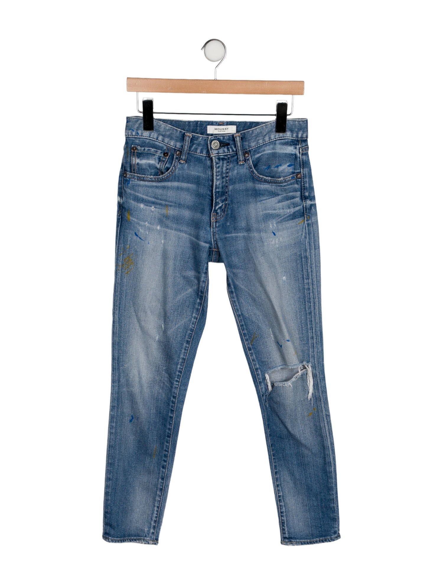 Moussy Mid-Rise Skinny Leg Jeans