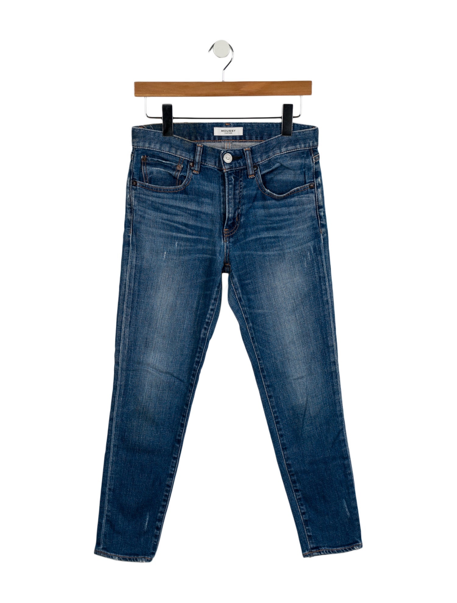 Moussy Mid-Rise Skinny Leg Jeans