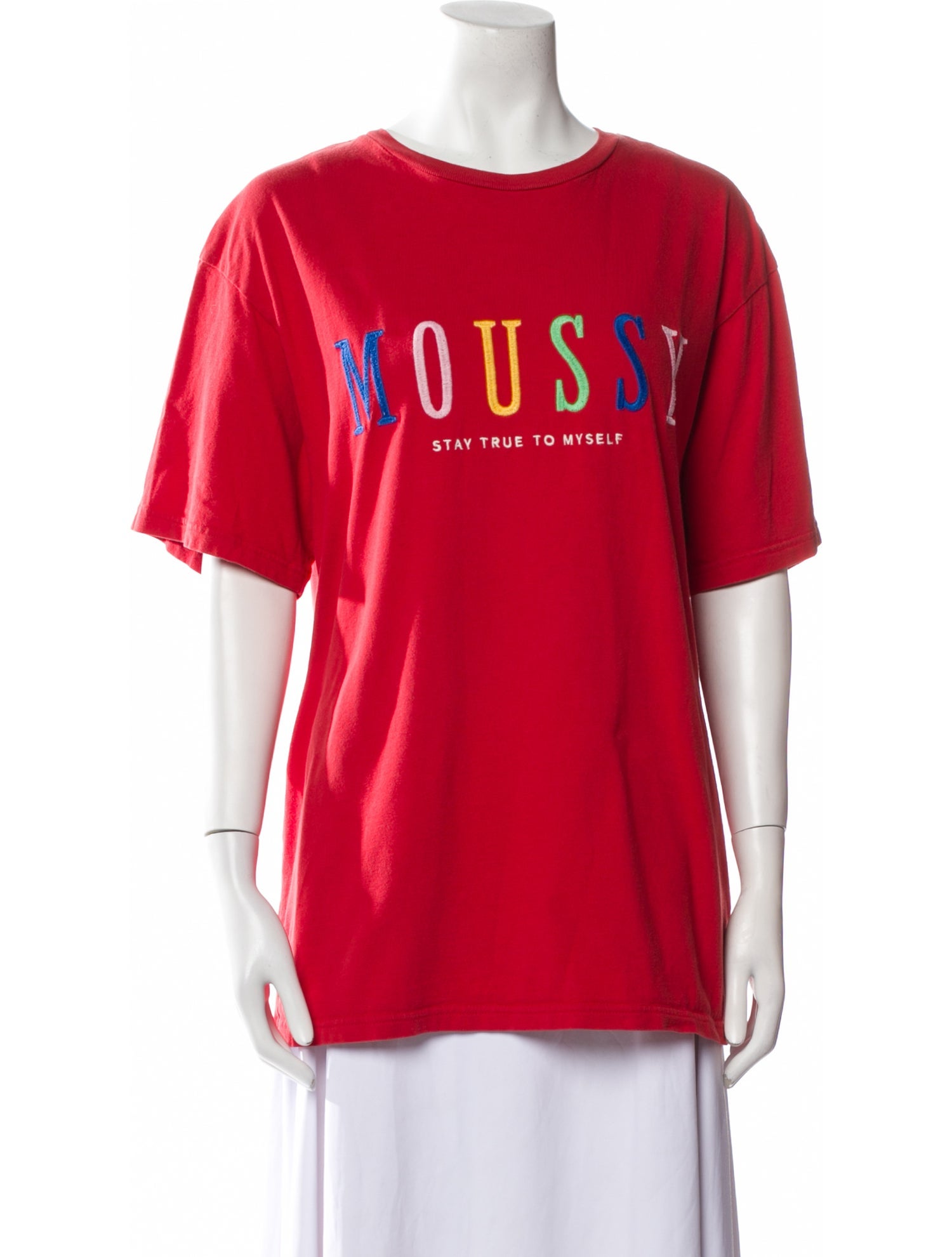 Moussy Stay True To Myself Graphic Print T-Shirt