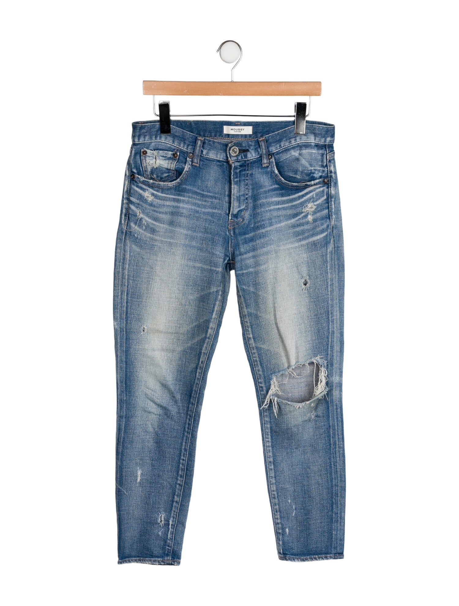 Moussy High-Rise Skinny Leg Jeans